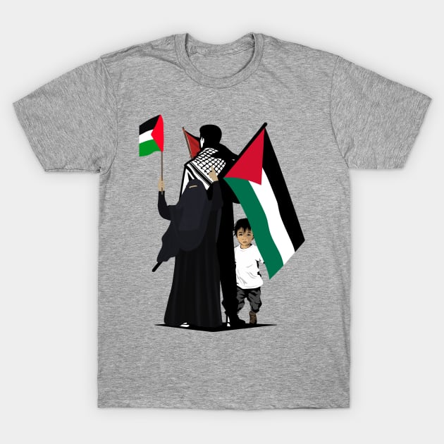 Free Palestine T-Shirt by Amharic Avenue